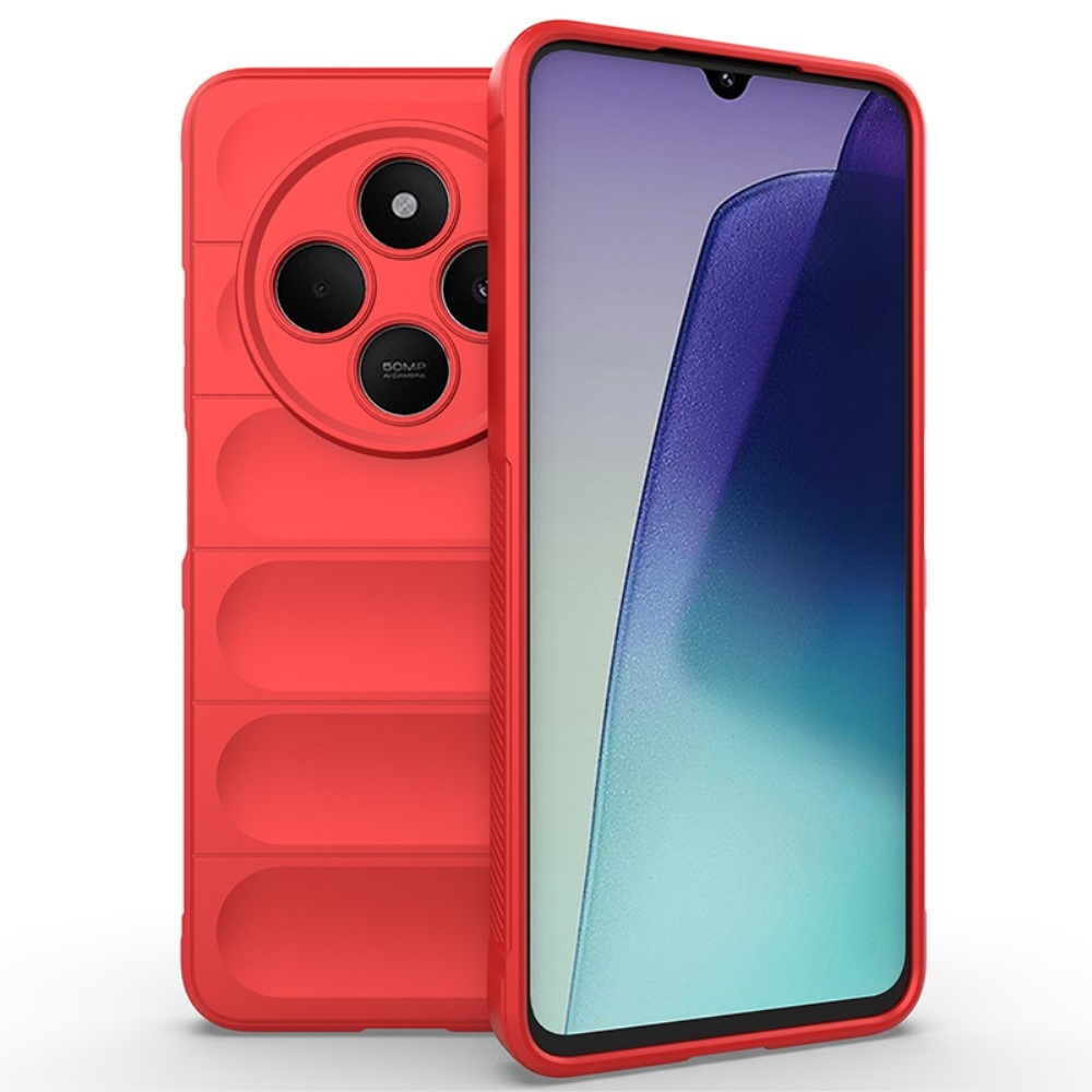 Rugg tartós zselés tok Xiaomi Redmi 14C/Poco C75-hez - piros