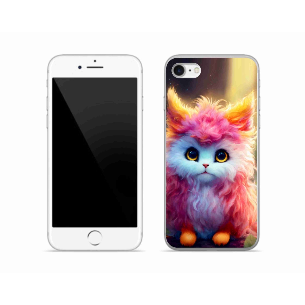 Zselés borítás mmCase iPhone SE (2020) - aranyos cica 5