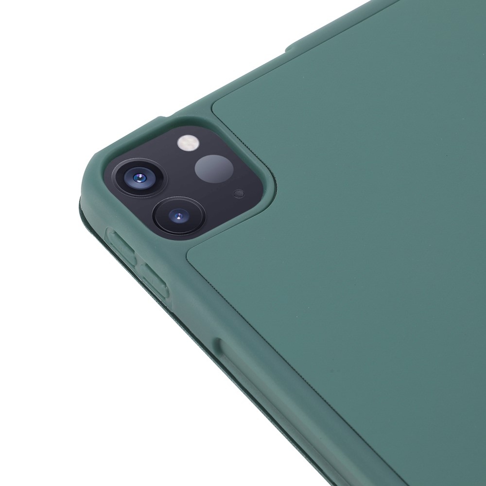 Intelligens állítható tok iPad Pro 11 (2020/21/22) - Sötétzöld