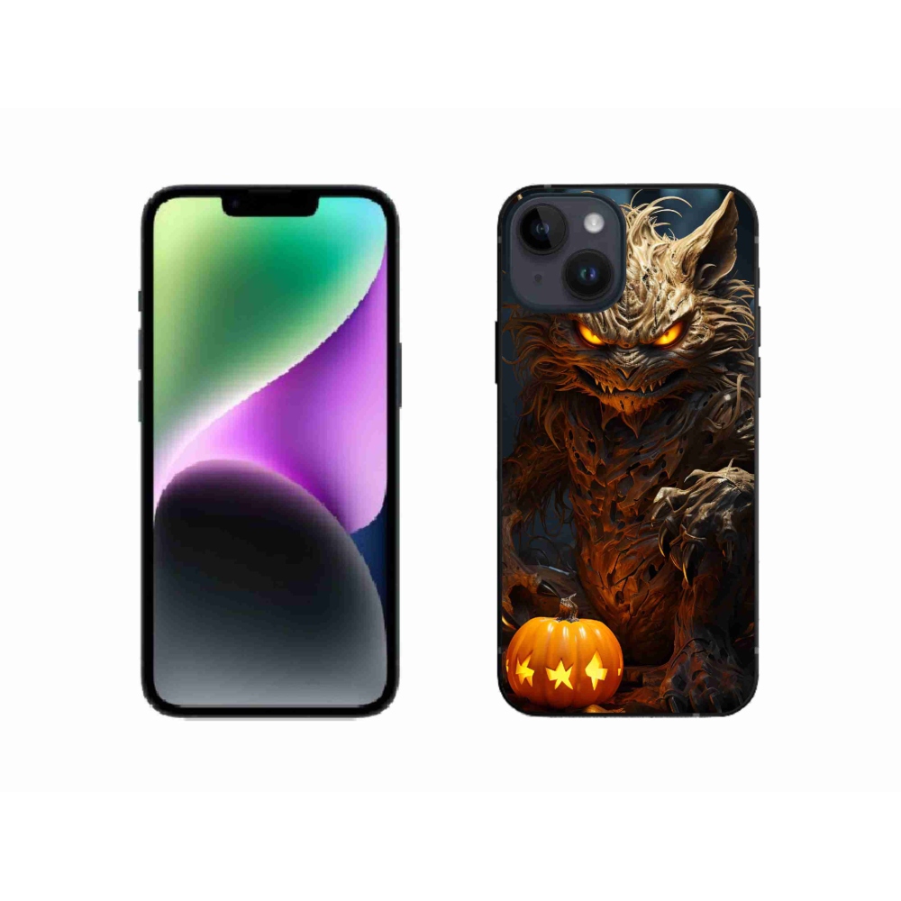 Gél borítás mmCase iPhone 14 készülékhez - Halloween szörnyeteg
