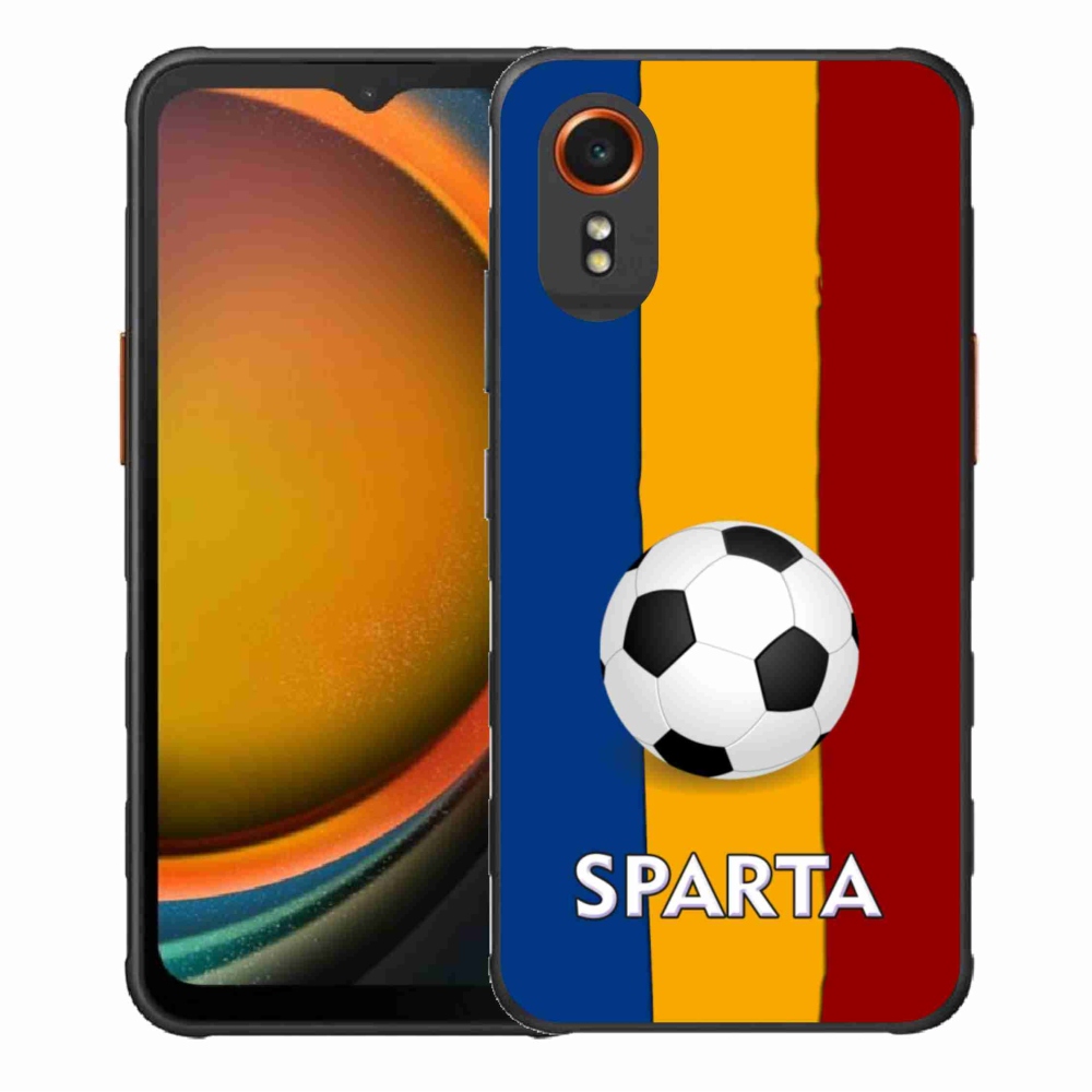 Gél borítás mmCase a Samsung Galaxy Xcover 7 készülékhez - labdarúgás 1