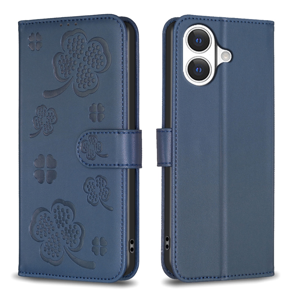 Clover könyvtáska iPhone 17 készülékhez - kék