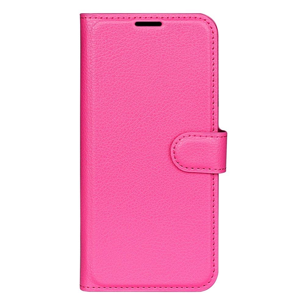 Litchi könyv tok Vivo V50 Lite 4G/5G - rózsa