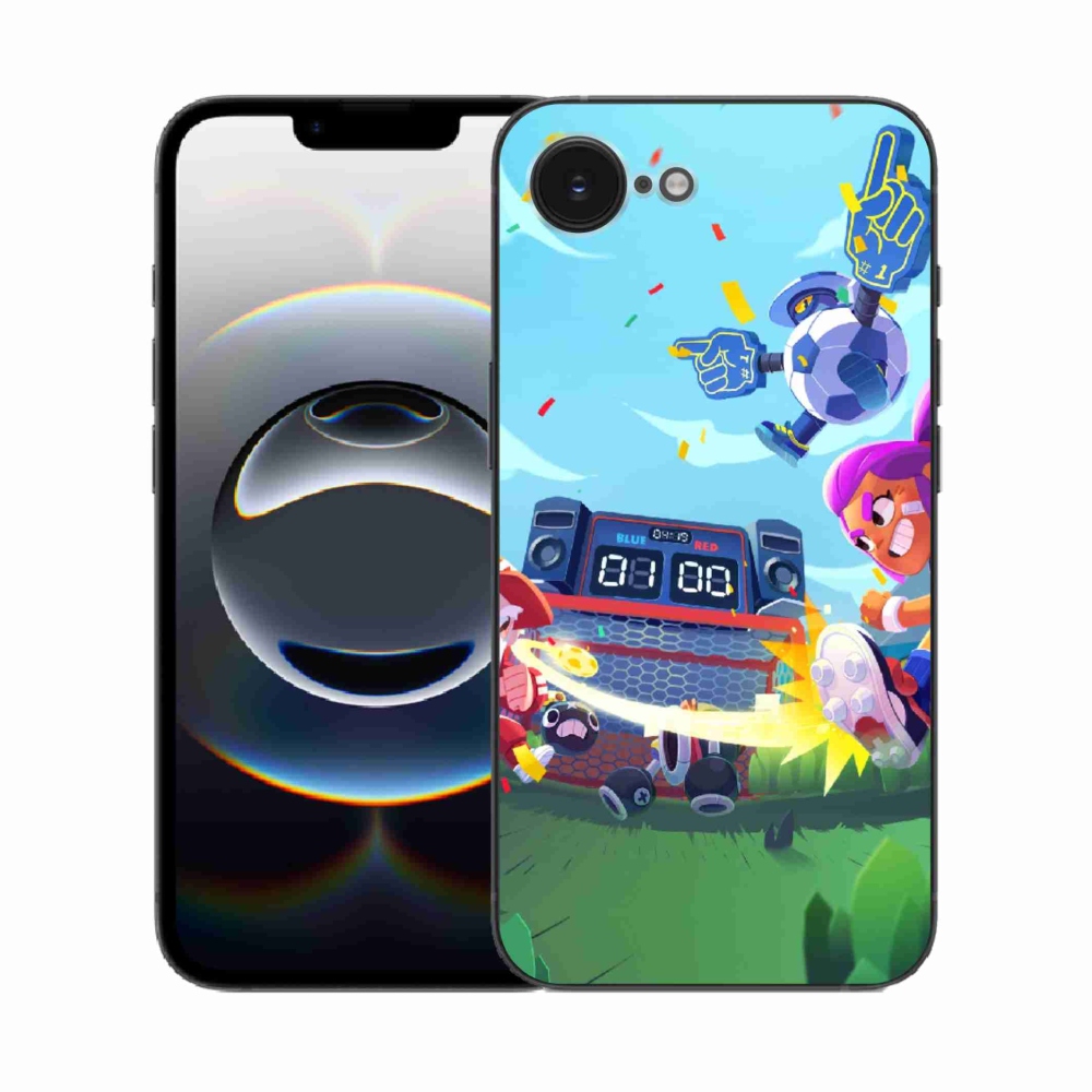 Zselés borítás mmCase iPhone 16e készülékhez - verekedős csillagok 1