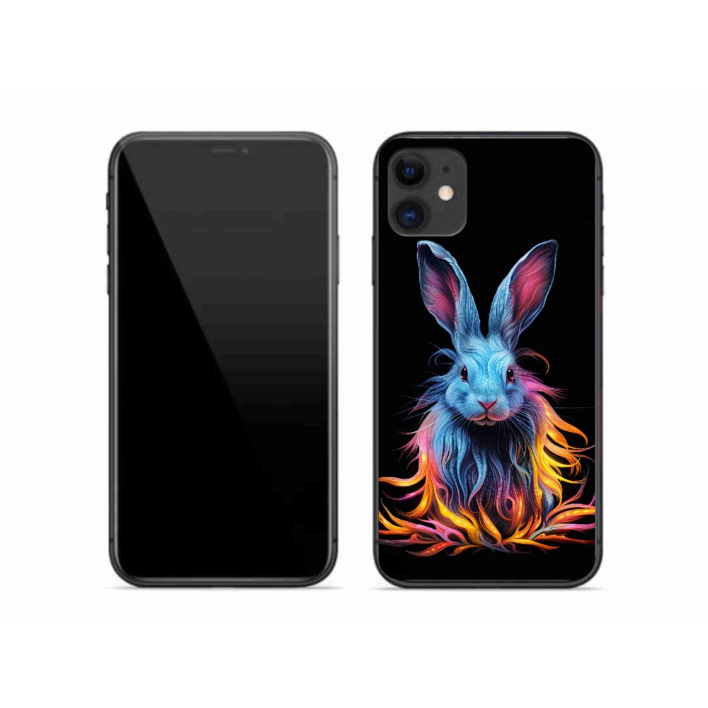 Gél borítás mmCase iPhone 11 készülékhez - absztrakt nyúl