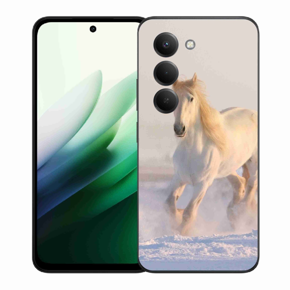 Gél borítás mmCase a Xiaomi Redmi 15 5G számára - ló a hóban
