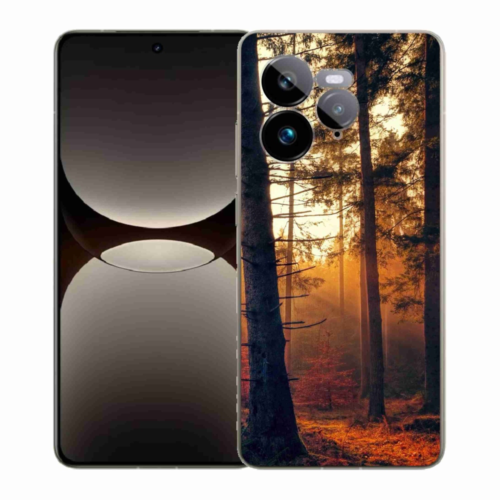 Gél borítás mmCase a Realme GT 7 Pro 5G számára - erdő