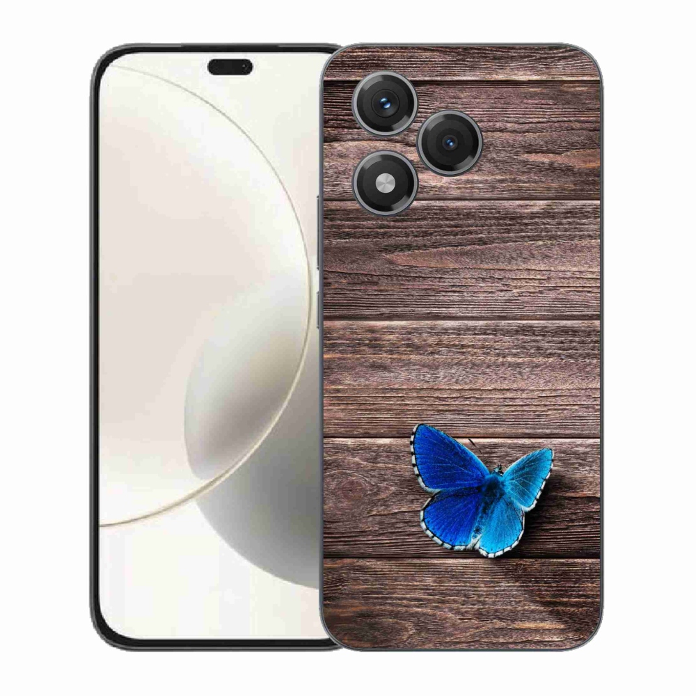Zselés tok mmCase a Honor 400 Lite-hoz - kék pillangó 1