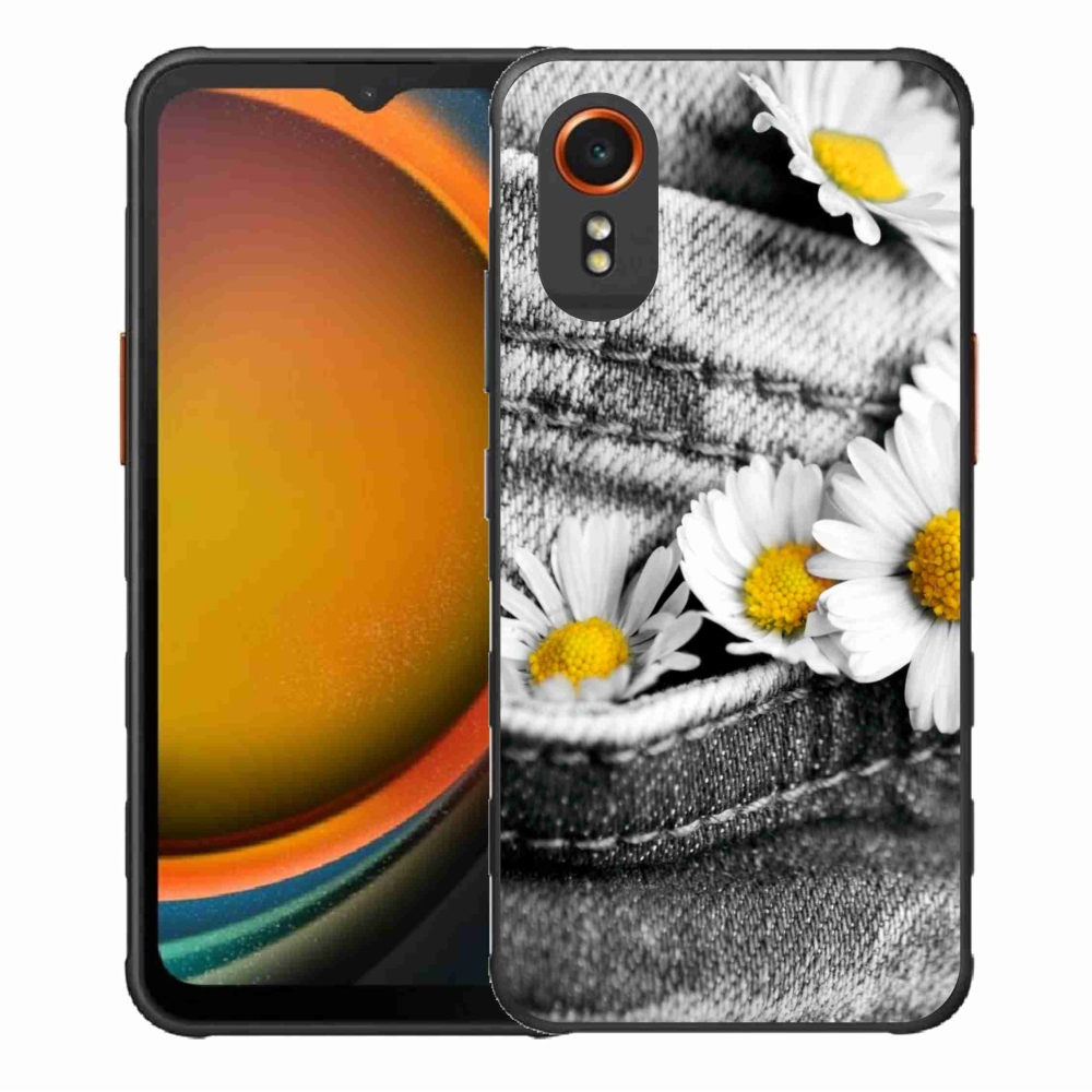 Gél tok mmCase Samsung Galaxy Xcover 7 készülékhez - százszorszépek