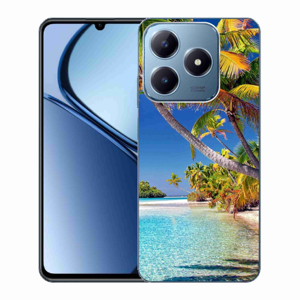 Gél tok mmCase a Realme C63 készülékhez - tengerparti strand