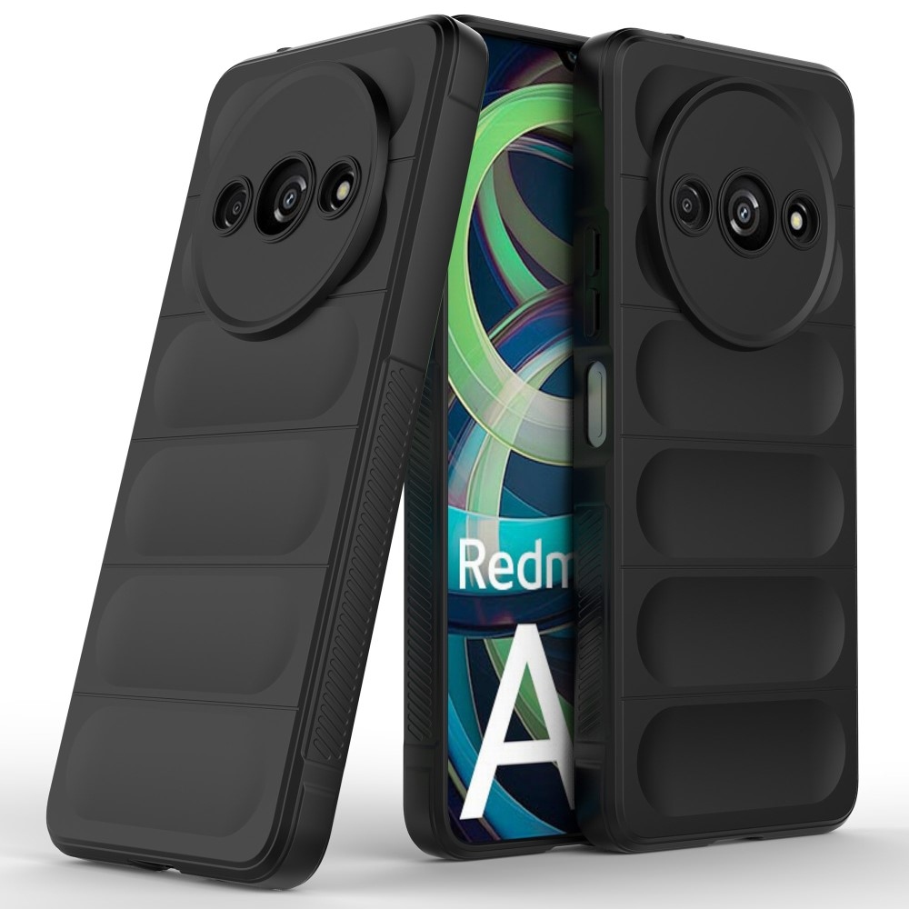 Rugg tartós zselés tok Xiaomi Redmi A3-hoz - fekete