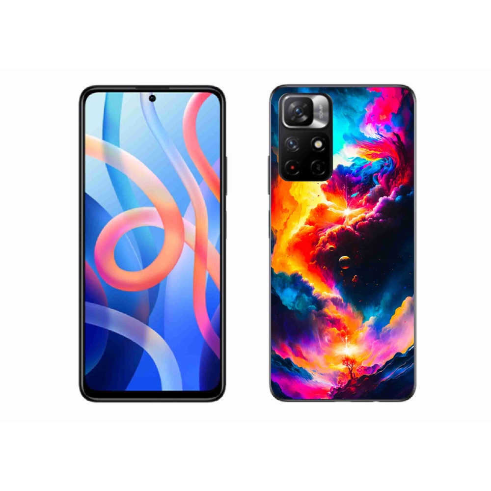 Gél borítás mmCase a Xiaomi Redmi Note 11S 5G számára - absztrakt motívum