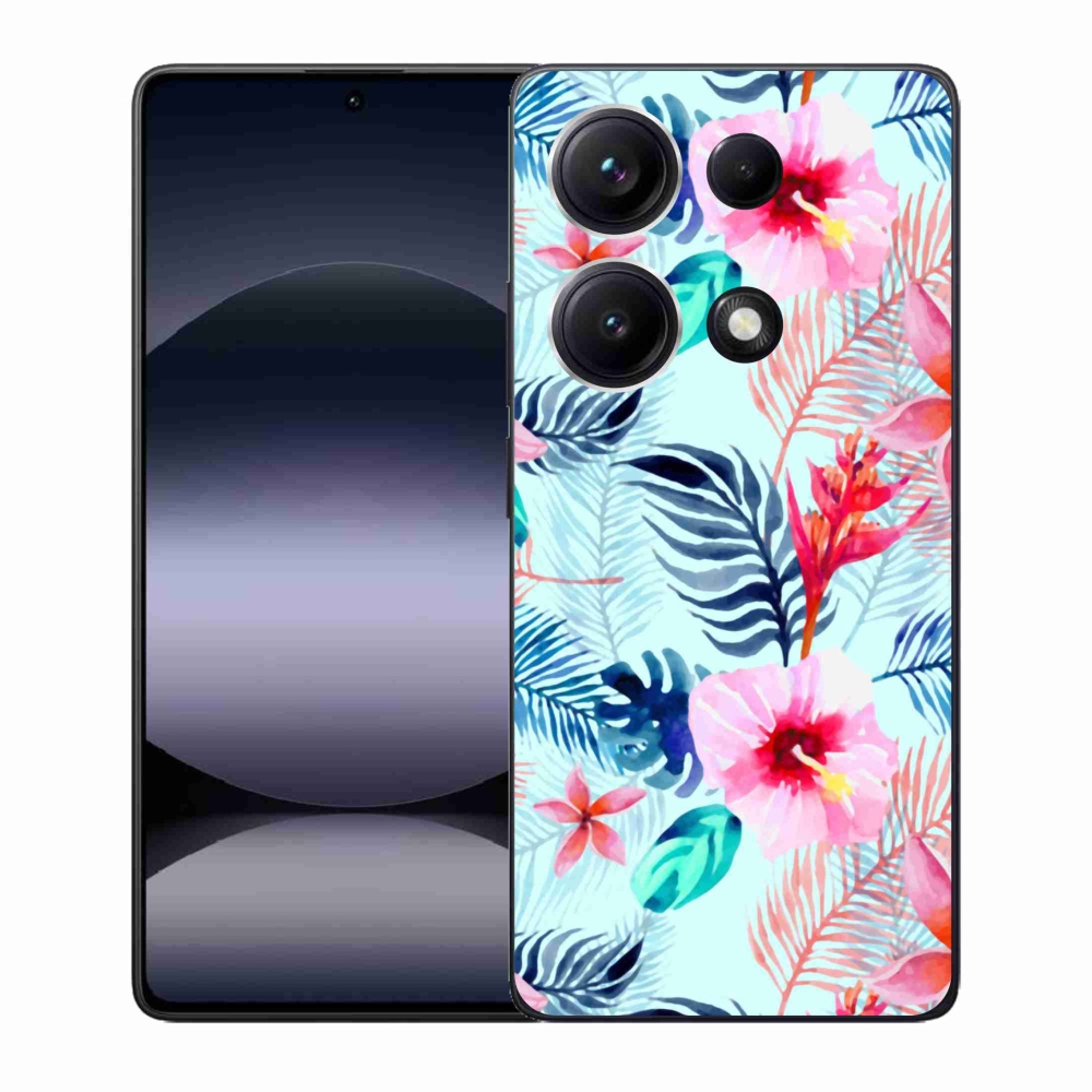 Gél borító mmCase a Xiaomi Redmi Note 14S-hez - virágok