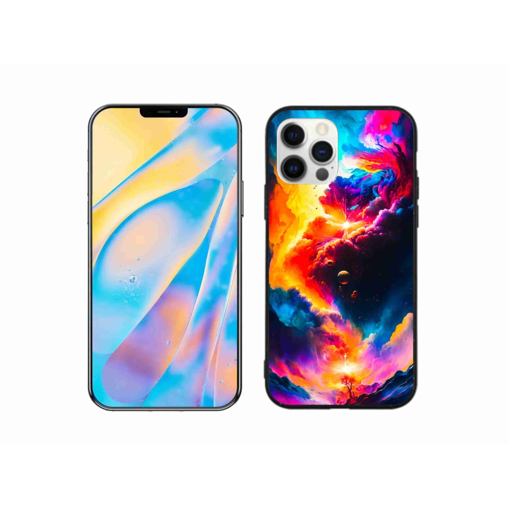 Zselés borítás mmCase iPhone 12 készülékhez - absztrakt motívum