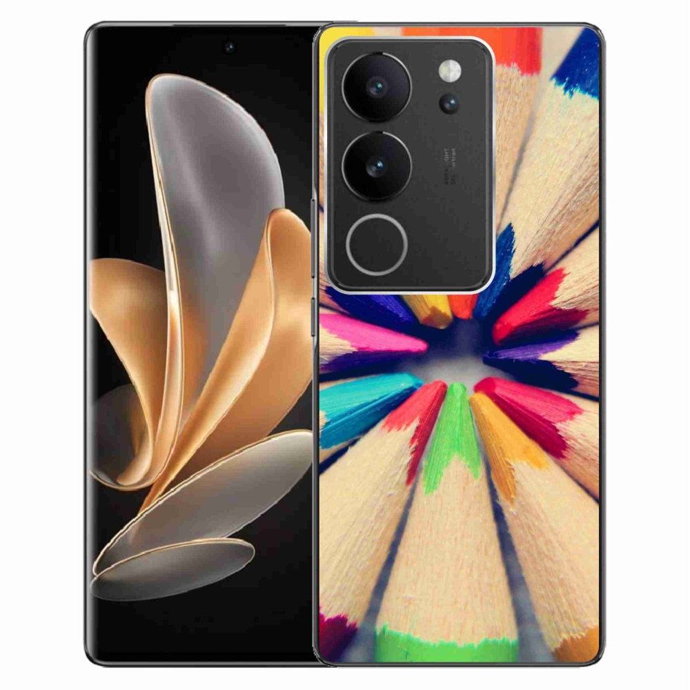 Gél borító mmCase a Vivo V29 5G-hez - zsírkréták