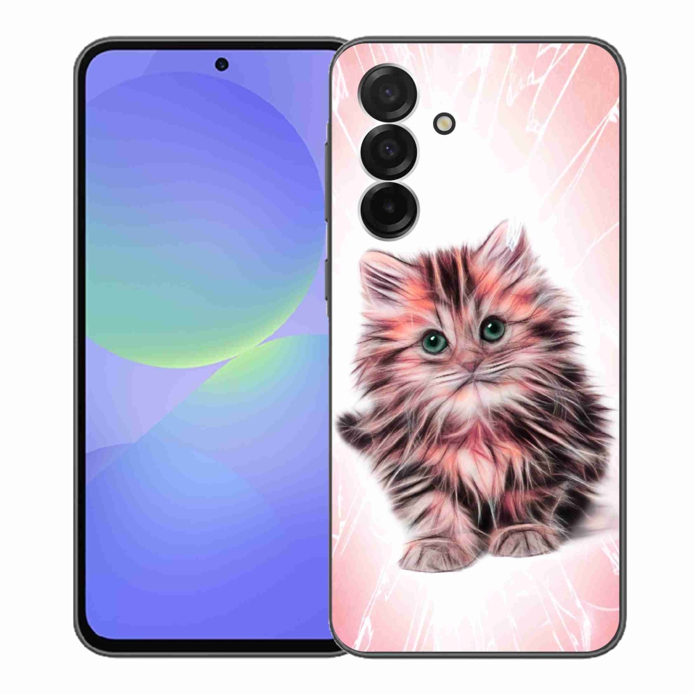 Gél borítás mmCase Samsung Galaxy A36 5G - aranyos cica - Samsung Galaxy A36 5G számára