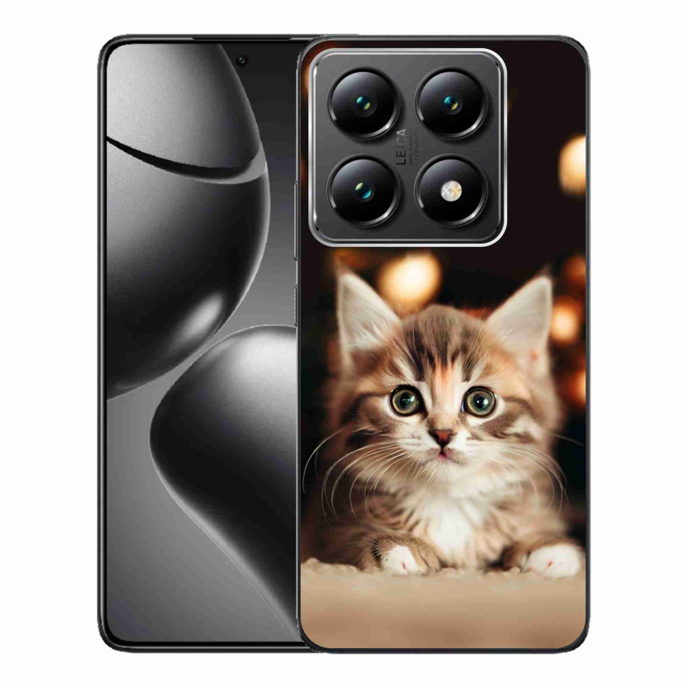 Gél borítás mmCase a Xiaomi 14T Pro számára - aranyos cica 2