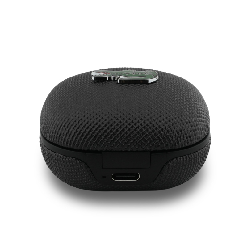 Lacoste Iconic Petit Pique TWS vezeték nélküli fejhallgató, fekete