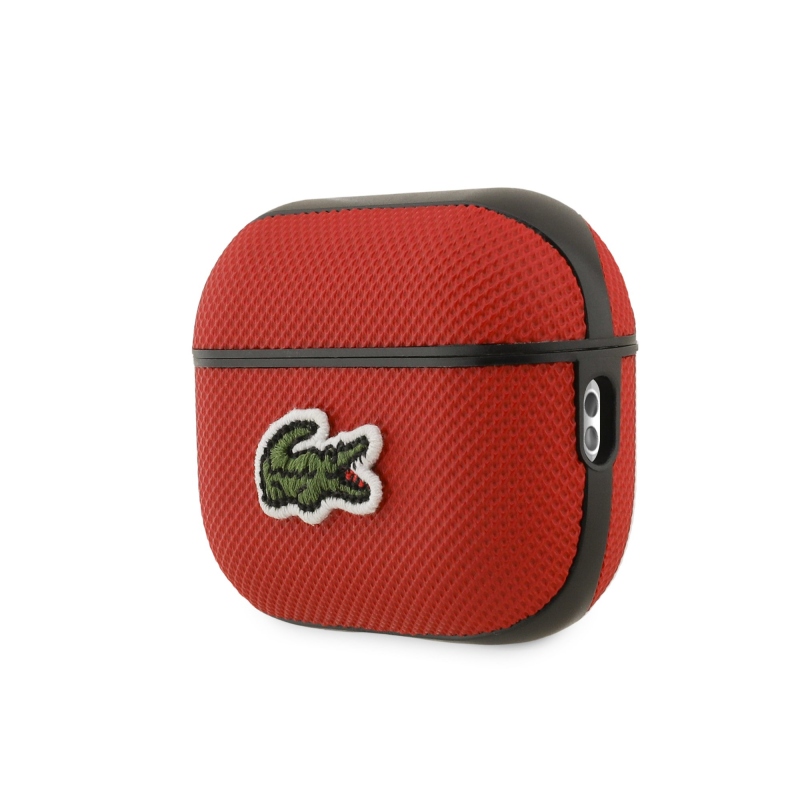 Lacoste Petit Pique Croc Logo Patch tok az AirPods Pro 2 készülékhez Piros