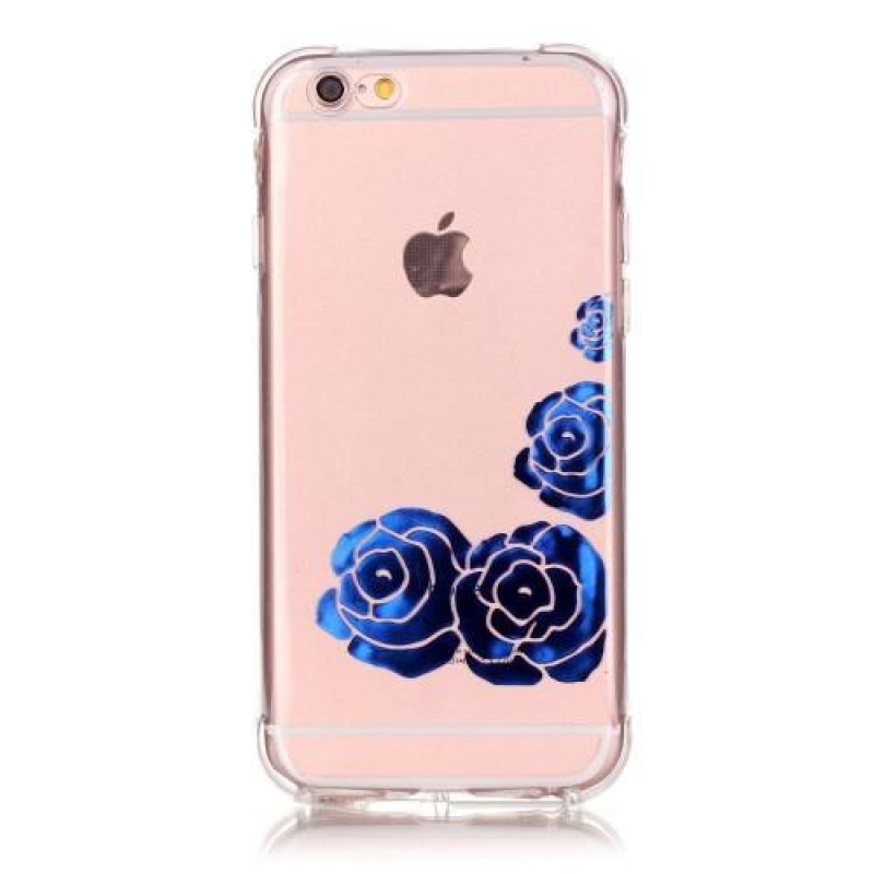 Lacq rugalmas zselés tok iPhone 6 és iPhone 6s készülékhez - virágok