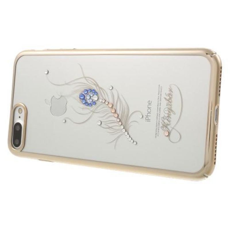 Swarovski kristállyal díszített női műanyag tok iPhone 8 Plus és iPhone 7 Plus készülékhez - toll