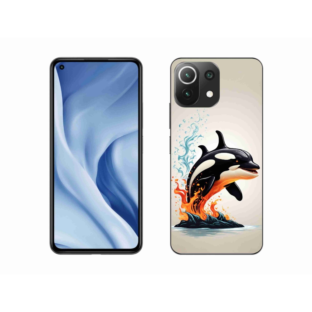 Gél borítás mmCase a Xiaomi Mi 11 Lite 4G/5G-hez - írisz