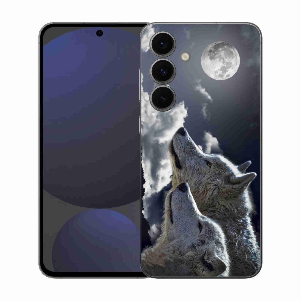 Gél védőhuzat mmCase Samsung Galaxy S25 FE - farkasok