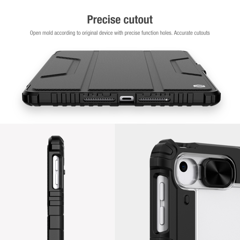 Nillkin Bumper PRO védőállvány tok iPad 10.2 2019/2020/2021 fekete