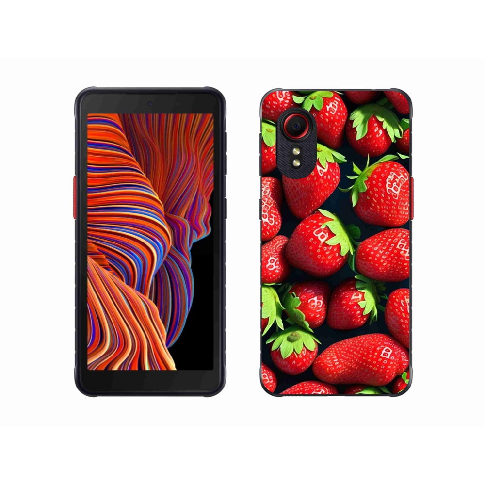 Gél borítás mmCase Samsung Galaxy Xcover 5 készülékhez - szamóca