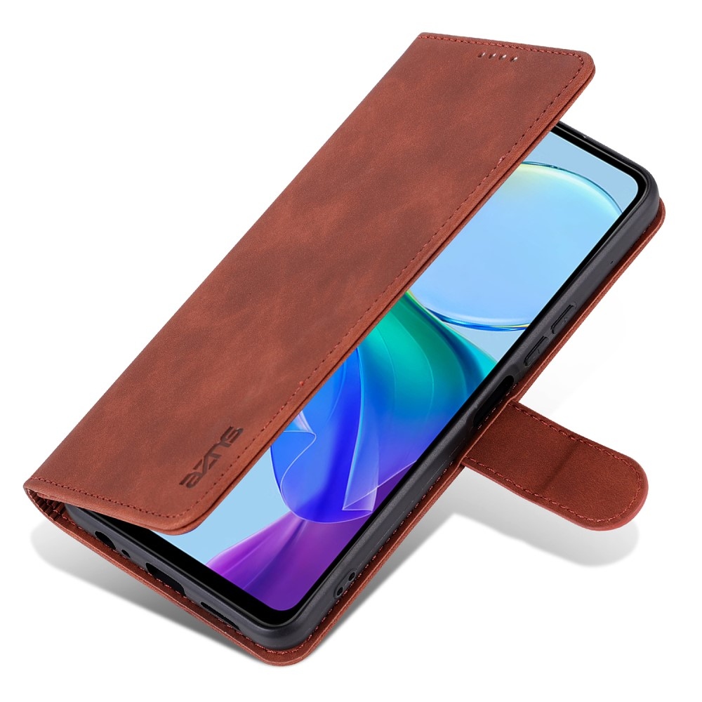AZNS könyv tok a Vivo V29 Lite 5G-hez - barna