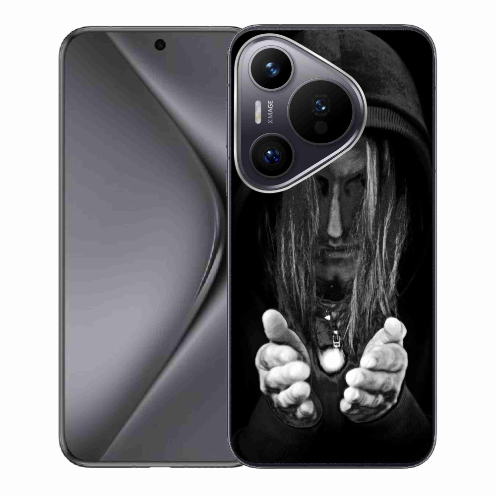 Gél borítás mmCase a Huawei Pura 70-en - titokzatos személy