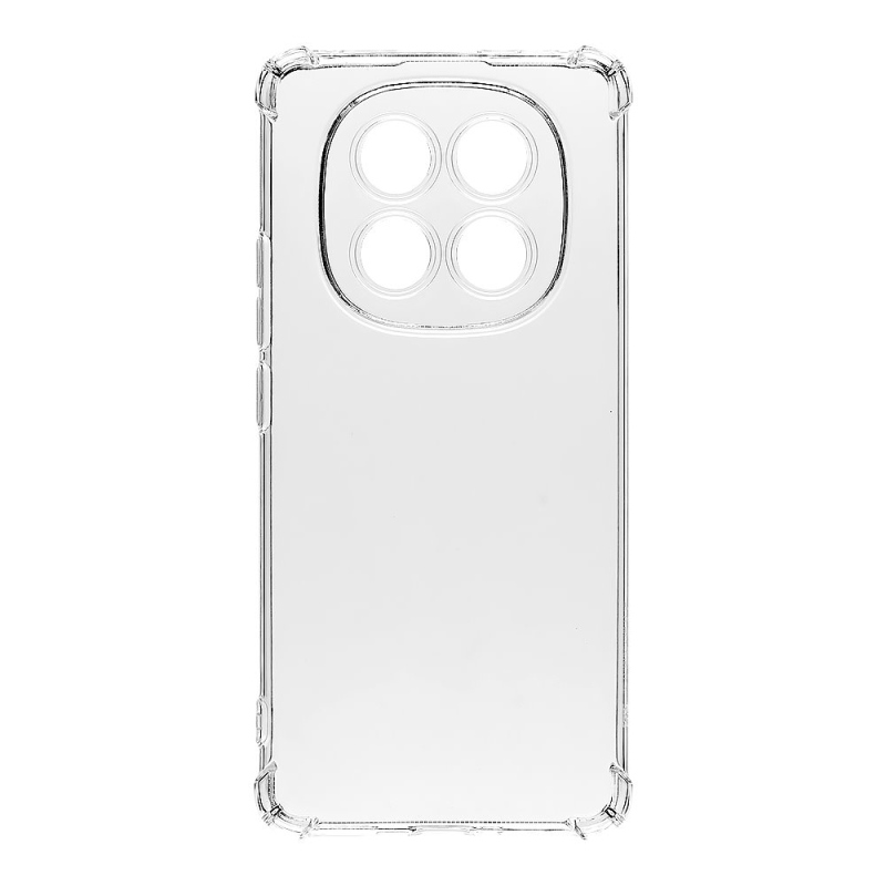 Taktikai TPU Plyo Cover for Xiaomi Redmi Note 14 Pro + 5G átlátszó