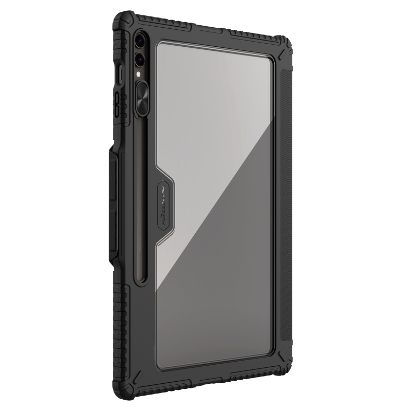 Nillkin Bumper PRO Védő állvány tok többszögű Samsung Galaxy Tab S9 Ultra Fekete