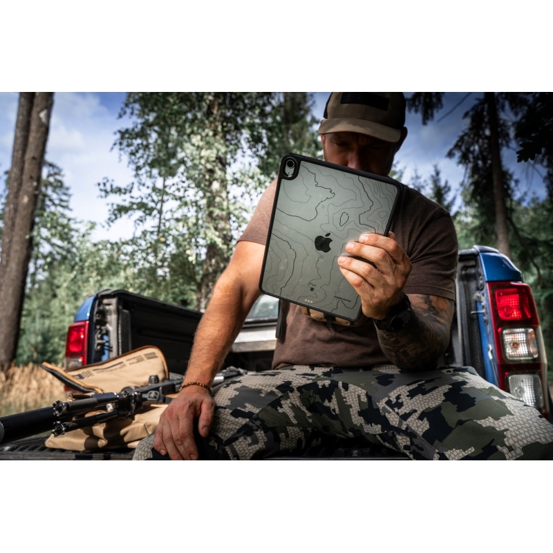 Tactical Warthog borító iPad 10.2 2019/2020/2021 Aszfalt iPad 10.2 2019/2020/2021 számára