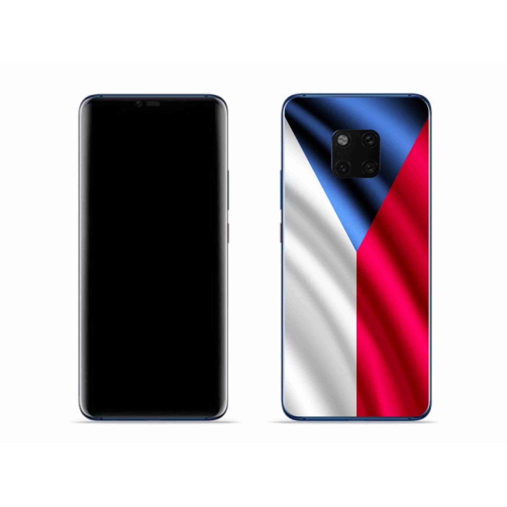 Gél borítás mmCase mobiltelefonhoz Huawei Mate 20 Pro - cseh zászló