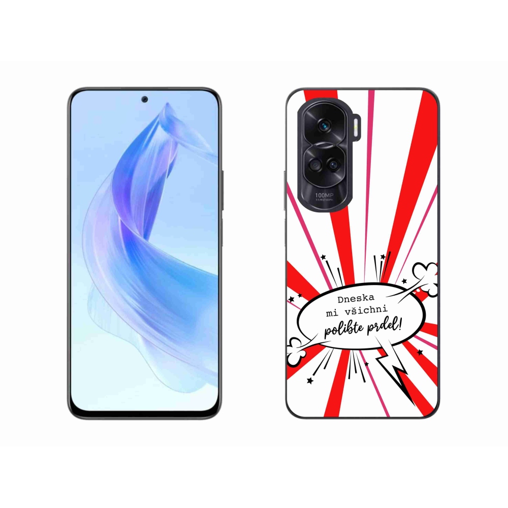 Gél borító mmCase a Honor 90 Lite készülékhez - vicces szöveg 15 fehér háttérrel