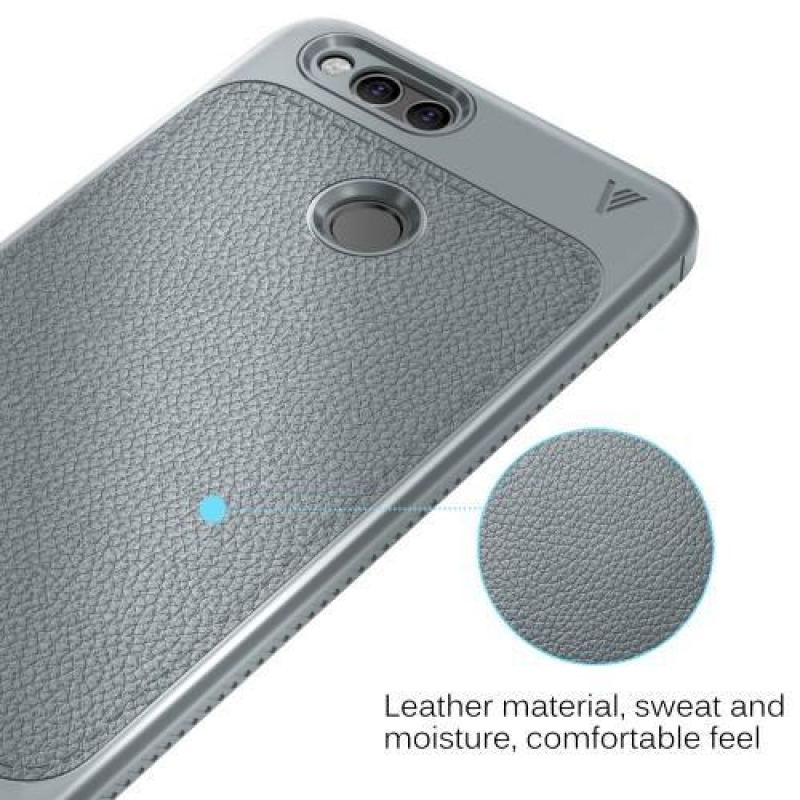 Just gél tok texturált hátlappal a Honor 7X készülékhez - szürke