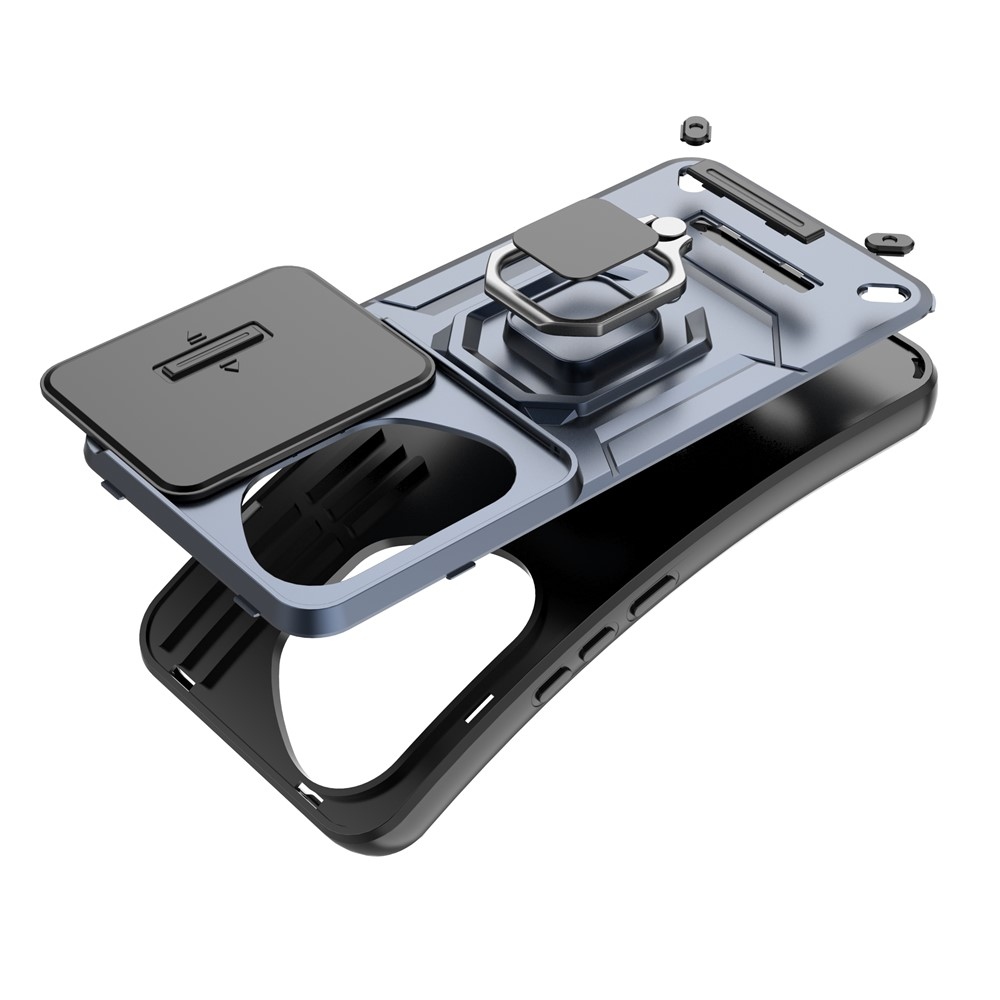 Objektív ellenálló borítás Honor 400 Pro-hoz - kék