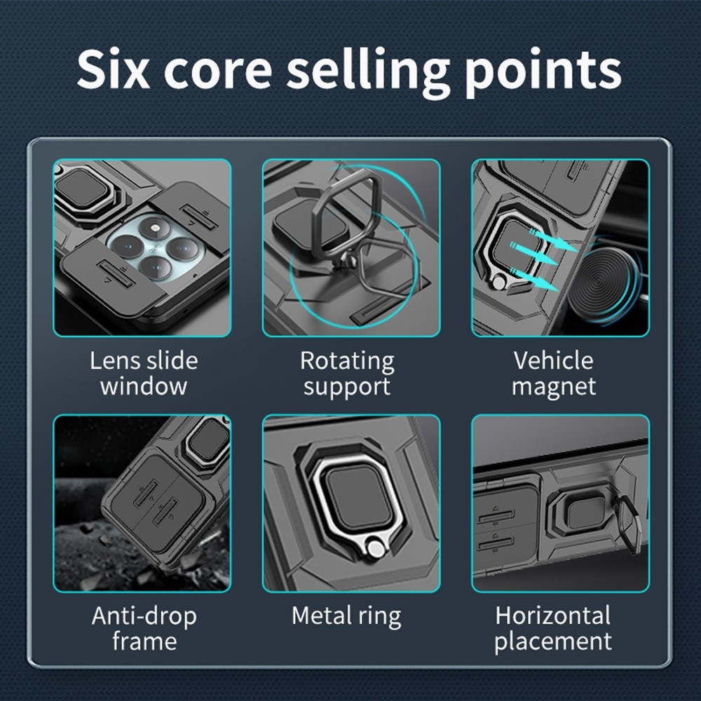 Lencseálló borítás Xiaomi Redmi Note 15 Pro+ 5G - fekete