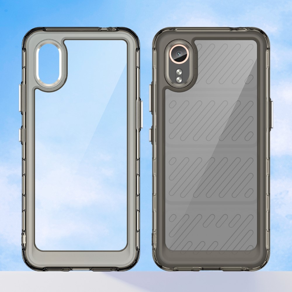Gél tok kemény hátlappal Samsung Galaxy Xcover 7 készülékhez - szürke