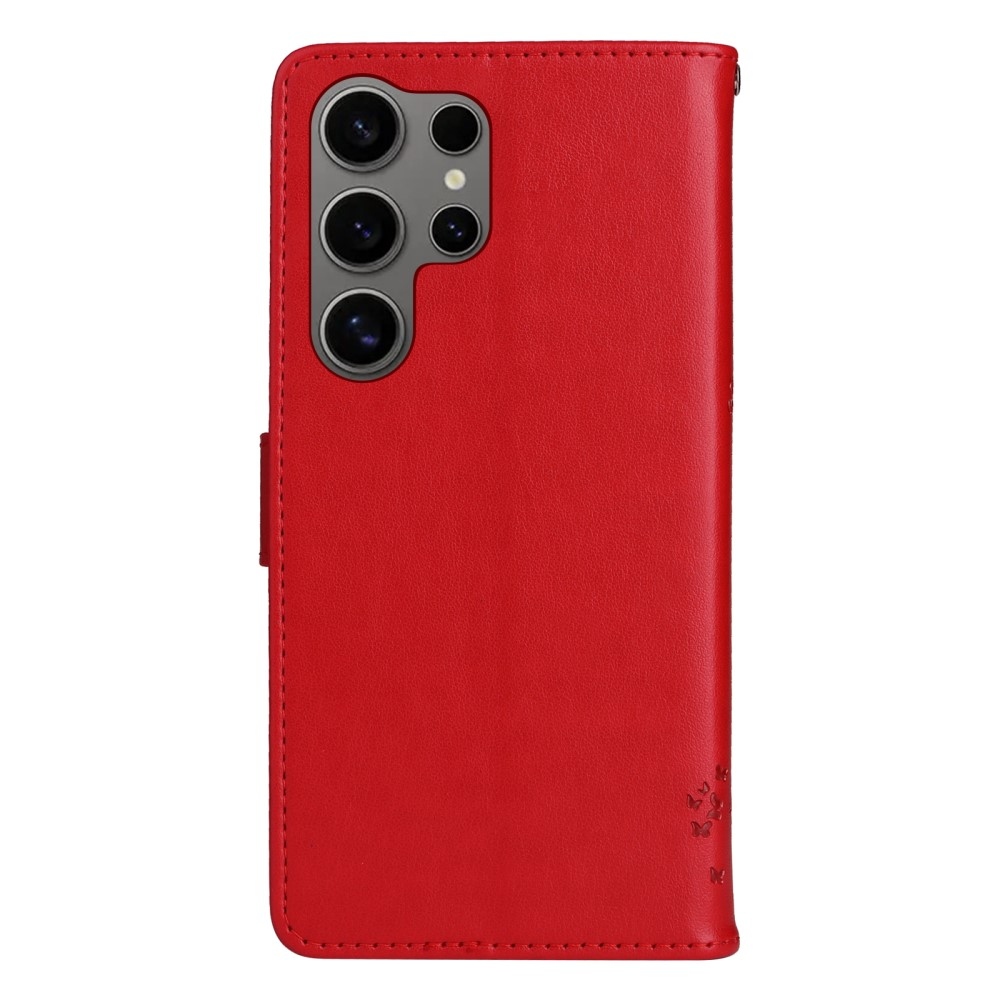 Fák könyve tok Samsung Galaxy S25 Ultra - piros