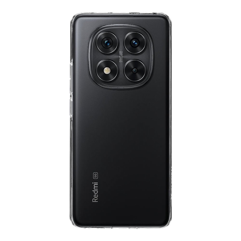 Taktikai TPU borítás a Xiaomi Redmi Note 14 Pro 5G/X7 5G számára Átlátszó