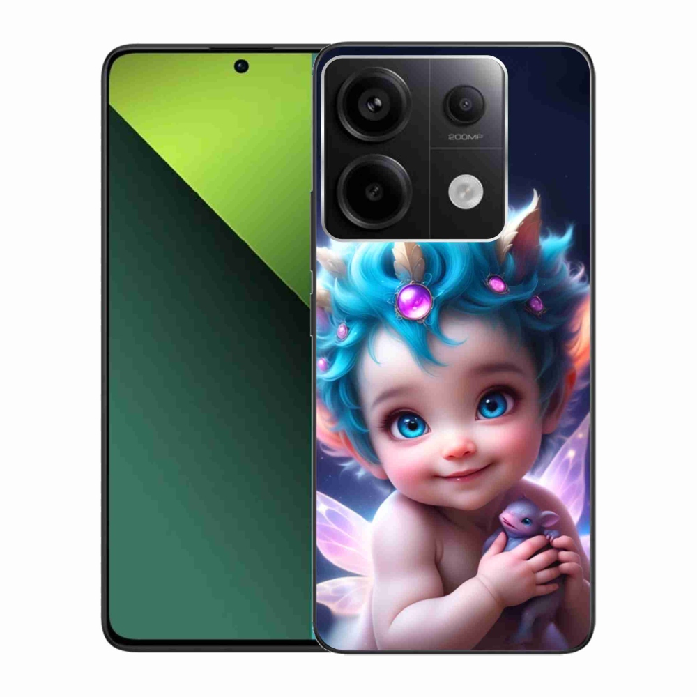 Gél borítás mmCase a Xiaomi Redmi Note 13 Pro 5G/Poco X6 5G számára - baba pillangószárnyakkal