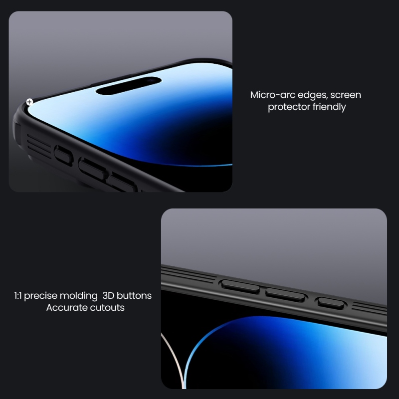 Nillkin CamShield PRO hátlap az Apple iPhone 16 Pro készülékhez Titánium szürke