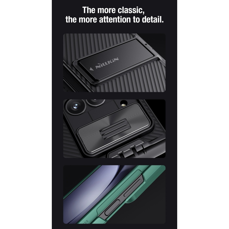Nillkin CamShield FOLD Slot+Stand Back Cover for Samsung Galaxy Z Fold 6 Fekete fekete