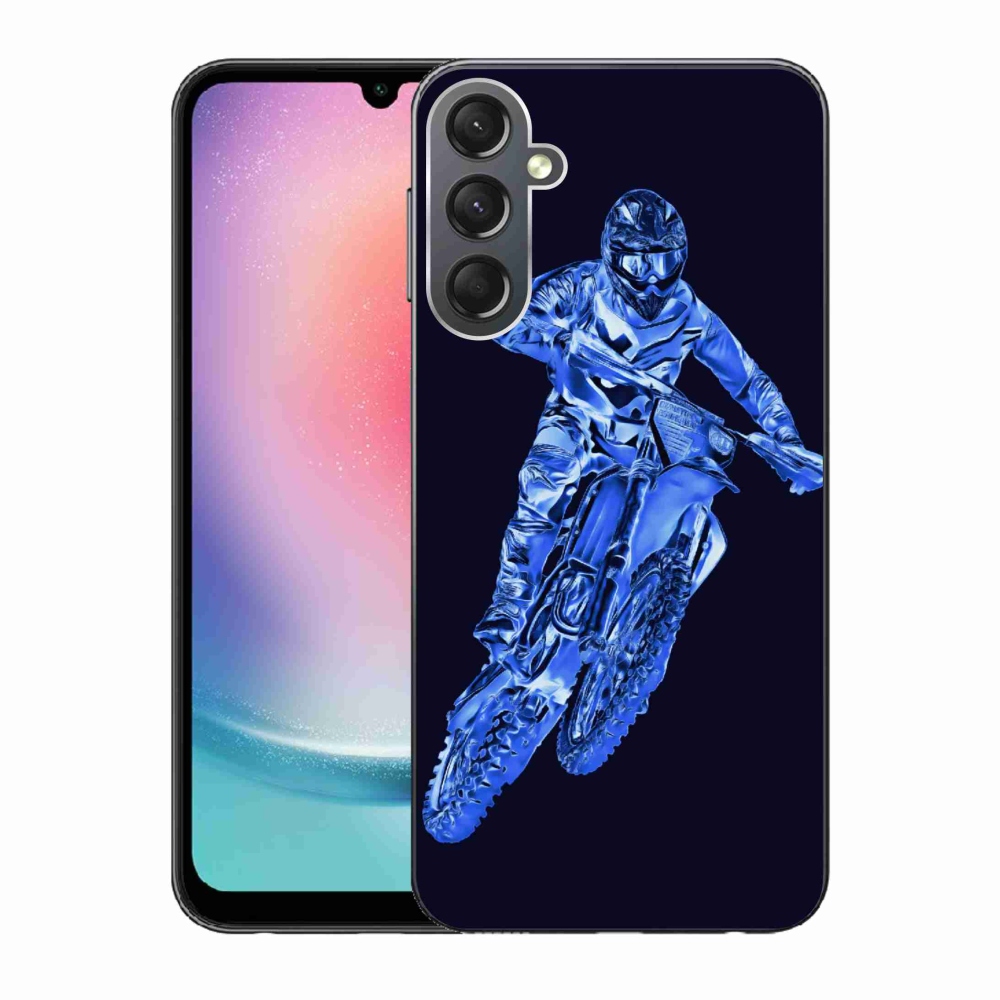 Zselés borítás mmCase Samsung Galaxy A24 - motocross 1