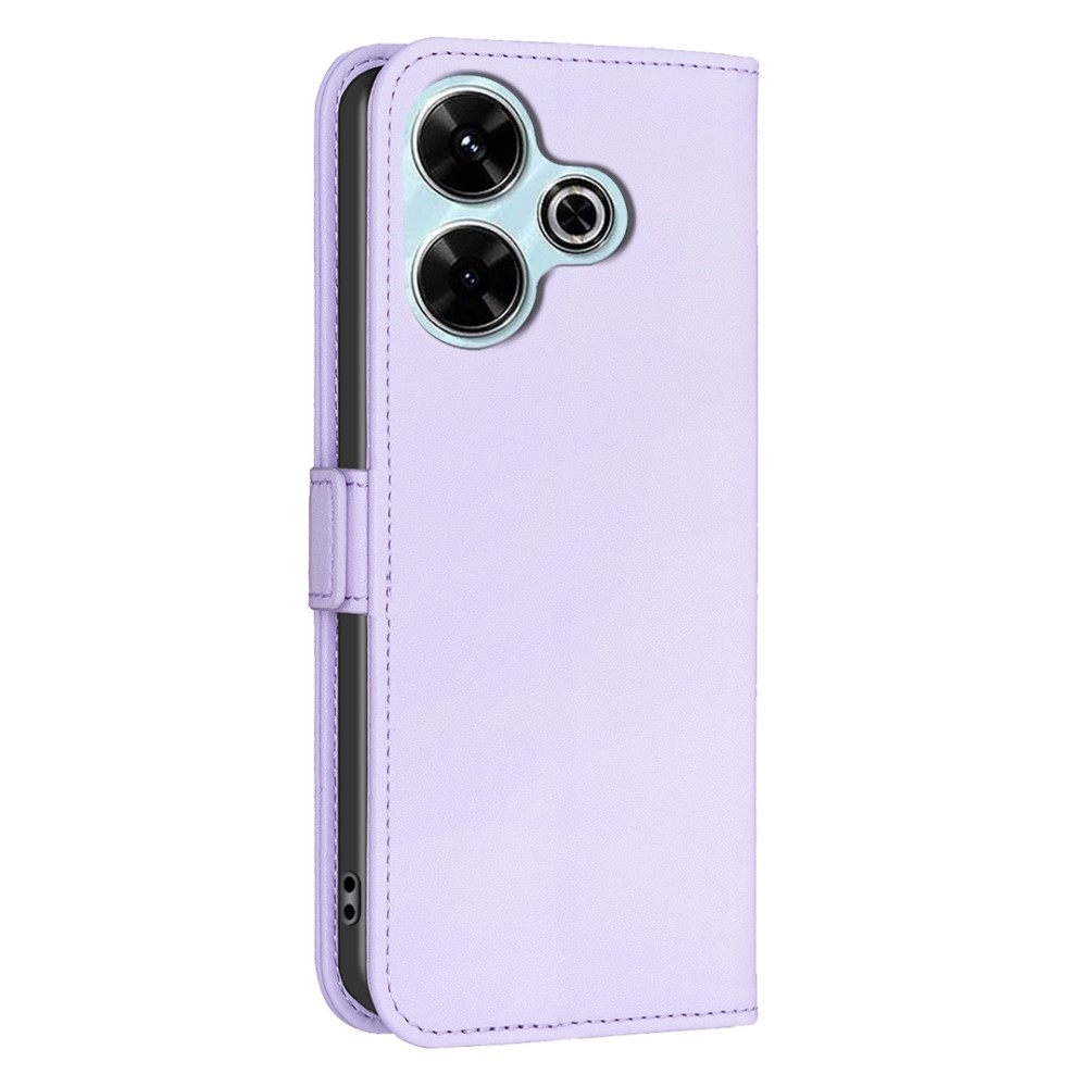 BNF könyv tok Xiaomi Redmi 13 4G/Poco M6 4G - világos lila