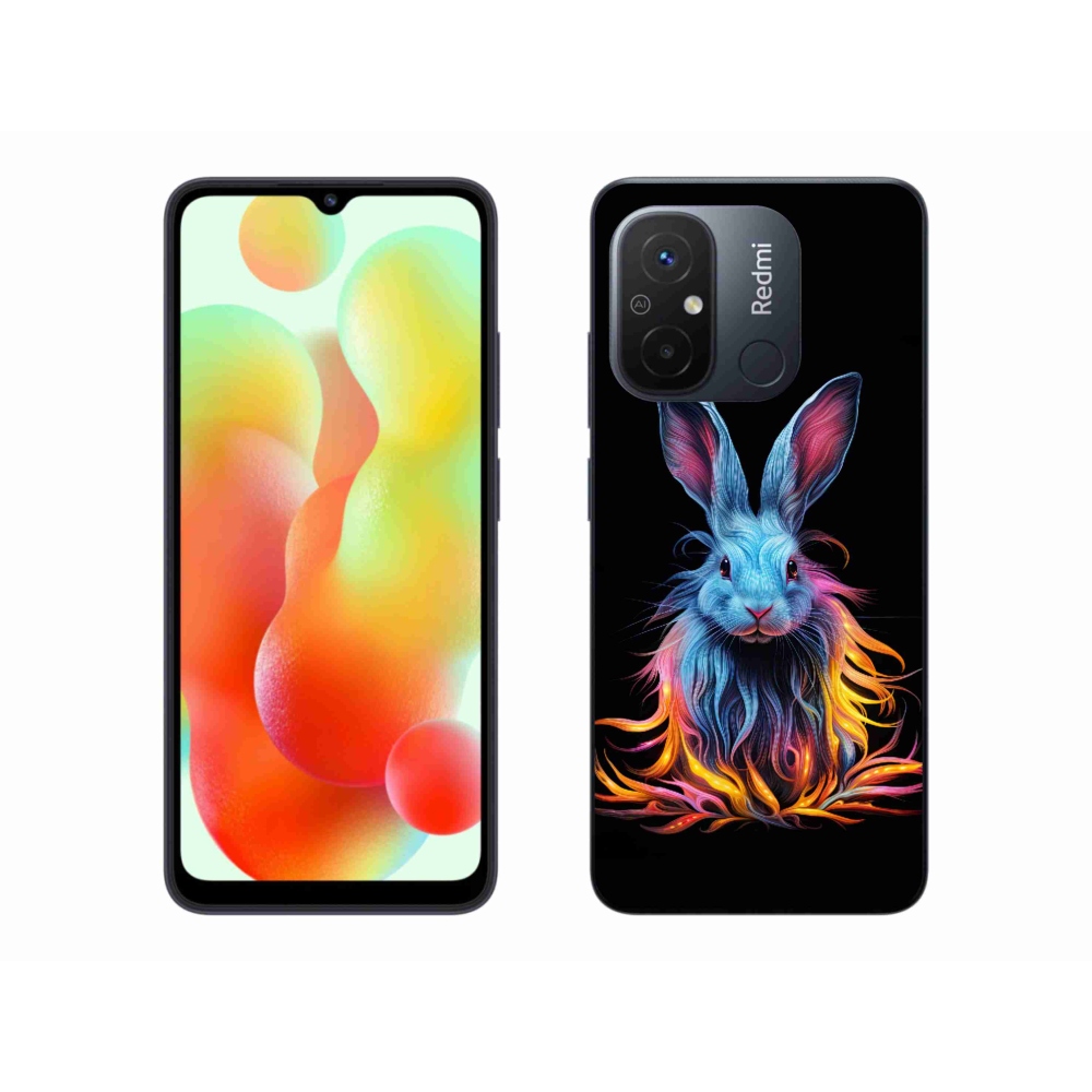Gél borítás mmCase a Xiaomi Redmi 12C-hez - absztrakt nyúl