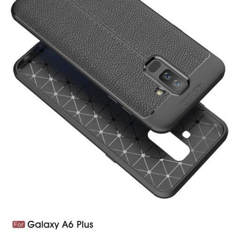 Licta tartós tok Samsung Galaxy A6 Plus készülékhez - szürke