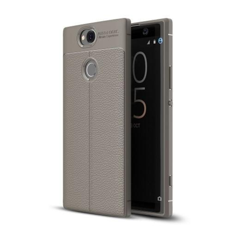 Litch zselés borítás Sony Xperia XA2 Plus készülékhez - szürke